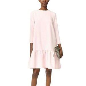 Edit- WHITE Longsleeve Easy Peplum Mini Dress